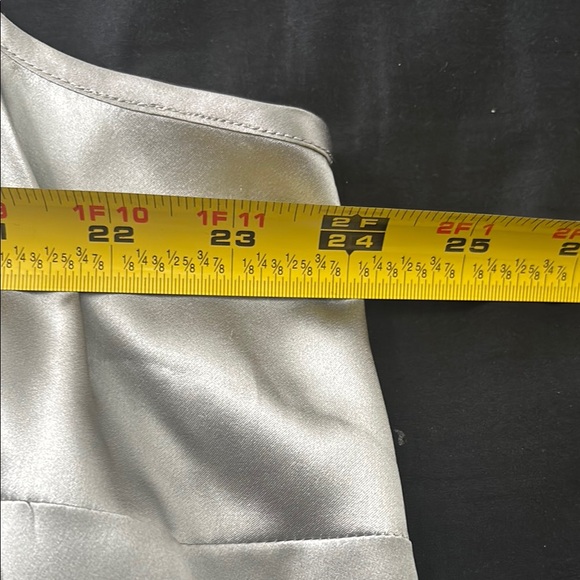 Talbots Woman 20w Silver 100% Silk Tank Top - Picture 6 of 9